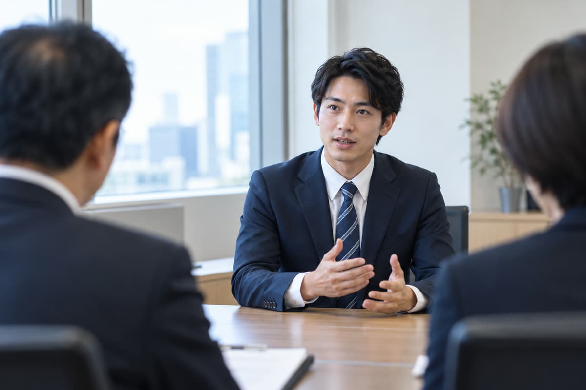 先輩会計士にキャリアについて相談する会計士